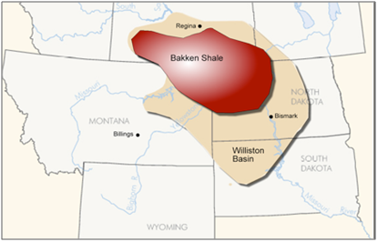 Bakken oil in North Dakota